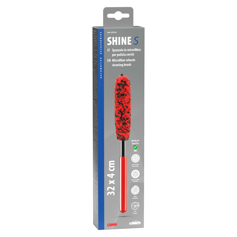 Εικόνα 6 από 6 — ΒΟΥΡΤΣΑ ΠΛΥΣΙΜΑΤΟΣ SHINE ΓΙΑ ΖΑΝΤΕΣ/ΤΑΣΙΑ ΜΙΚΡΟΦΙΜΠΡΑ (S) 32x4cm LAMPA – 1 ΤΕΜ.