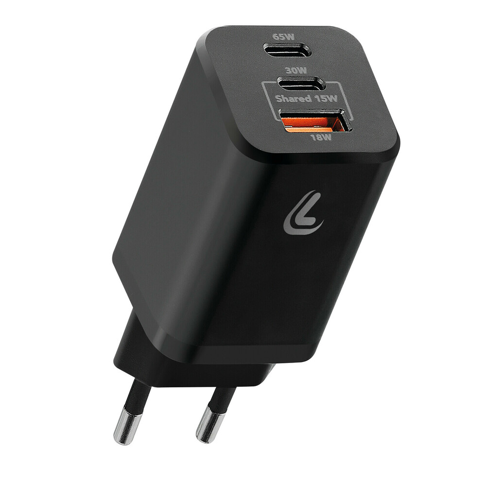 Εικόνα 1 από 4 — ΦΟΡΤΙΣΤΗΣ ΜΕ ΟΙΚΙΑΚΗ ΠΡΙΖΑ HOME ROCKET 65W 100/230V 65W ΜΕ 3 ΘΥΡΕΣ USB (USB-A+USB-Cx2) QUICK CHARGE LAMPA – 1 ΤΕΜ.
