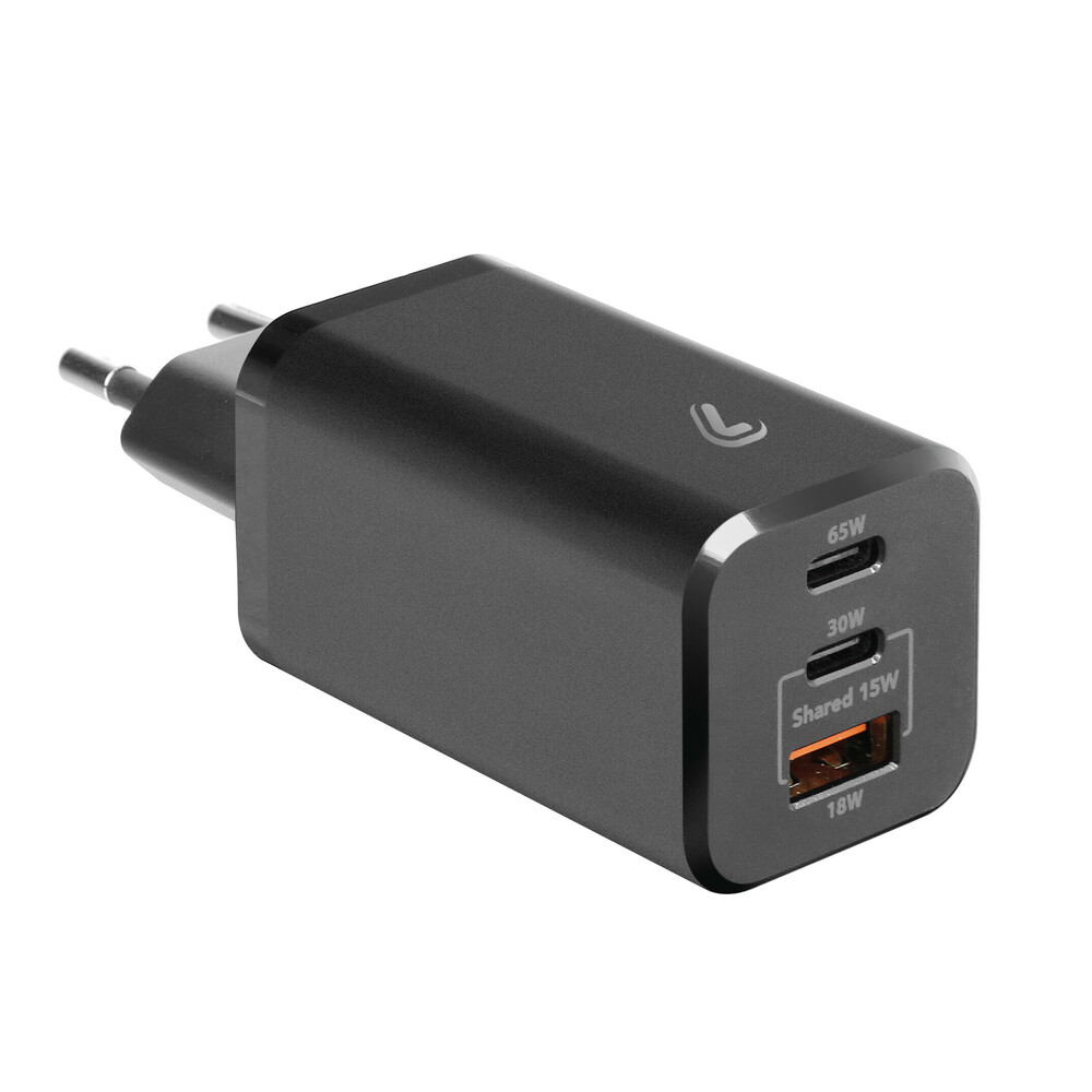 Εικόνα 2 από 4 — ΦΟΡΤΙΣΤΗΣ ΜΕ ΟΙΚΙΑΚΗ ΠΡΙΖΑ HOME ROCKET 65W 100/230V 65W ΜΕ 3 ΘΥΡΕΣ USB (USB-A+USB-Cx2) QUICK CHARGE LAMPA – 1 ΤΕΜ.