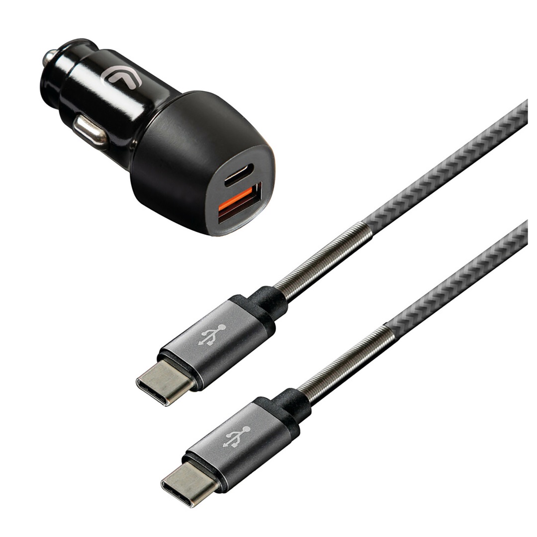 Εικόνα 2 από 6 — ΦΟΡΤΙΣΤΗΣ ΑΝΑΠΤΗΡΑ ΜΕ 2 USB ΚΑΙ ΚΑΛΩΔΙΟ ΦΟΡΤΙΣΗΣΚΑΙΣΥΓΧΡΟΝΙΣΜΟΥ 100cm TYPE-C KIT PRO 18W 12/24V