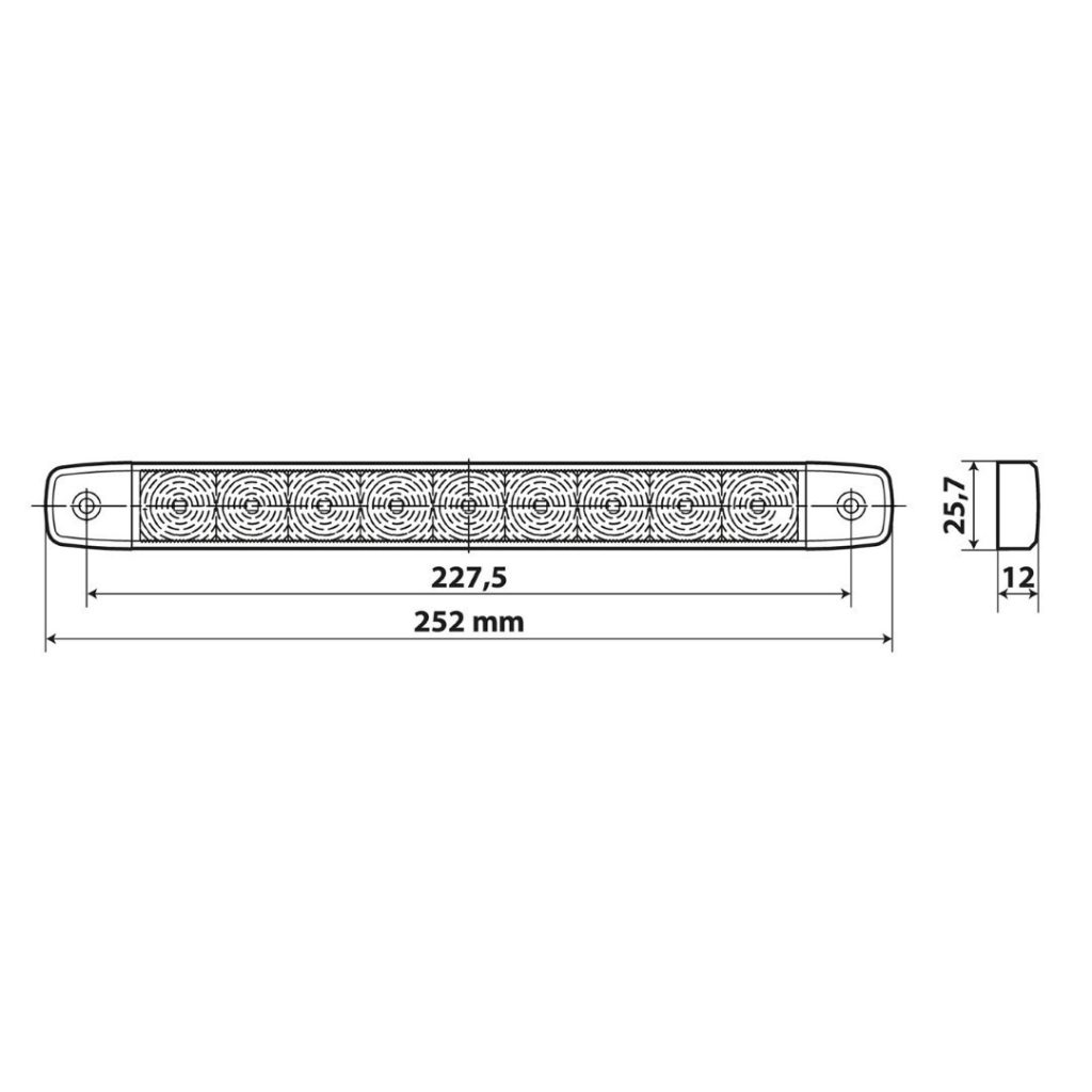 Εικόνα 2 από 5 — ΦΩΣ ΟΓΚΟΥ 9/32V ILLUMI ΜΕ 9 SMD LED 2 ΧΡΗΣΕΙΣ ΘΕΣΕΩΣ/STOP (ΚΟΚΚΙΝΟ/ΑΔΙΑΒΡΟΧΟ) – 1 ΤΕΜ.