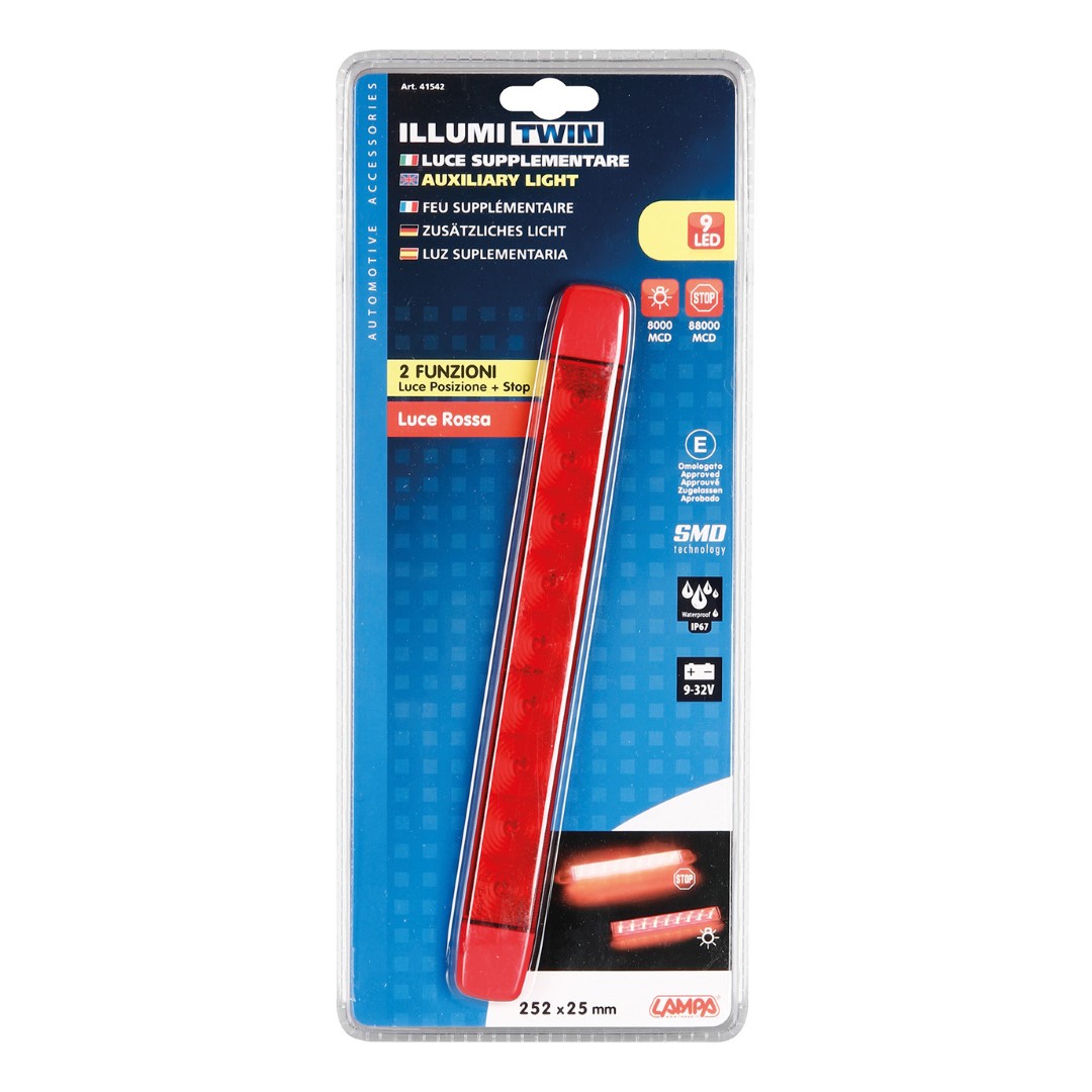 Εικόνα 5 από 5 — ΦΩΣ ΟΓΚΟΥ 9/32V ILLUMI ΜΕ 9 SMD LED 2 ΧΡΗΣΕΙΣ ΘΕΣΕΩΣ/STOP (ΚΟΚΚΙΝΟ/ΑΔΙΑΒΡΟΧΟ) – 1 ΤΕΜ.