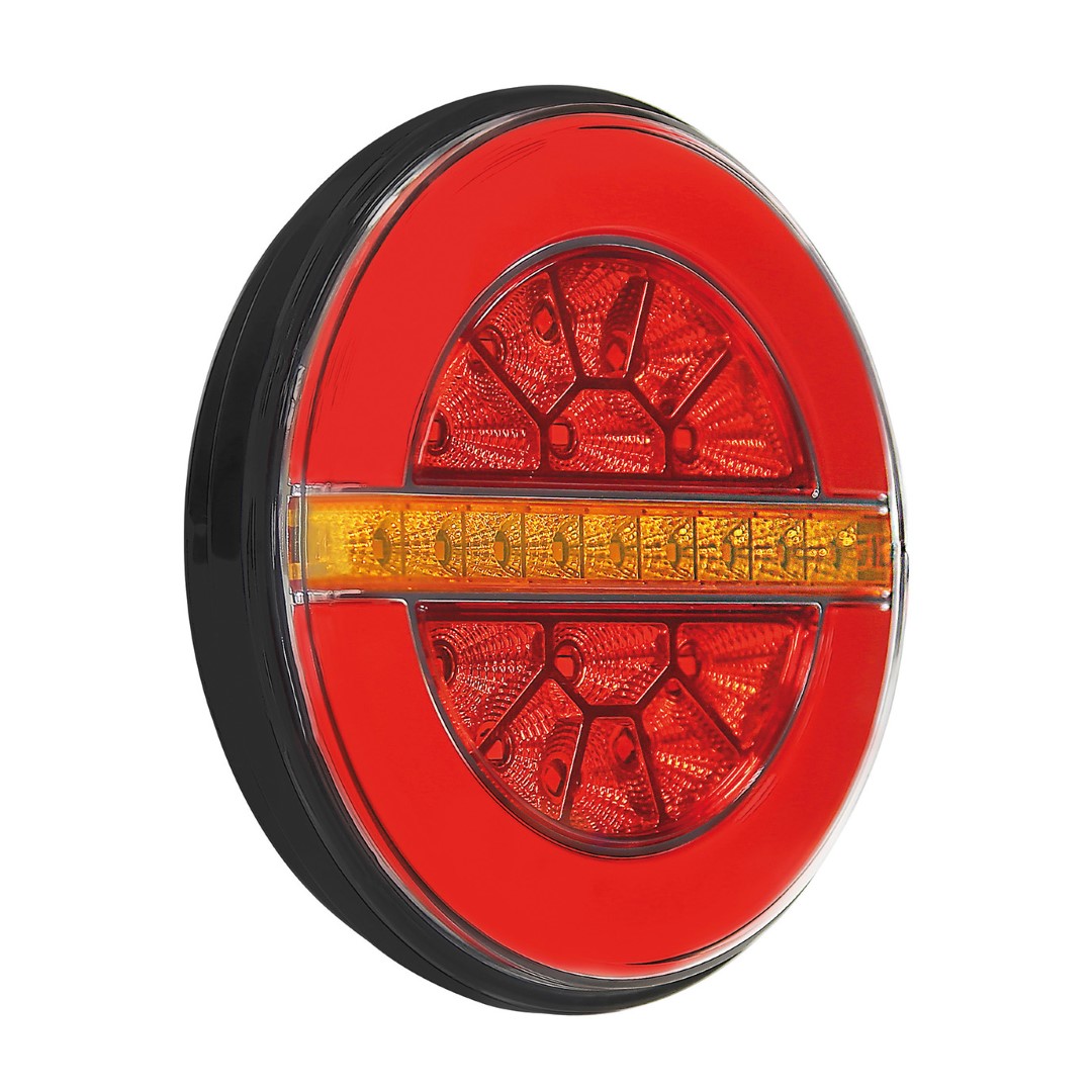 Εικόνα 1 από 4 — ΦΩΣ ΠΙΣΩ ΑΡΙΣΤΕΡΟ 12/24V DYNAMIC-O 140 mm ΜΕ 29 LED 3 ΧΡΗΣΕΙΣ ΘΕΣΕΩΣ/ΦΛΑΣ/STOP (ΚΟΚΚΙΝΟ/ΠΟΡΤΟΚΑΛΙ) – 1 ΤΕΜ.