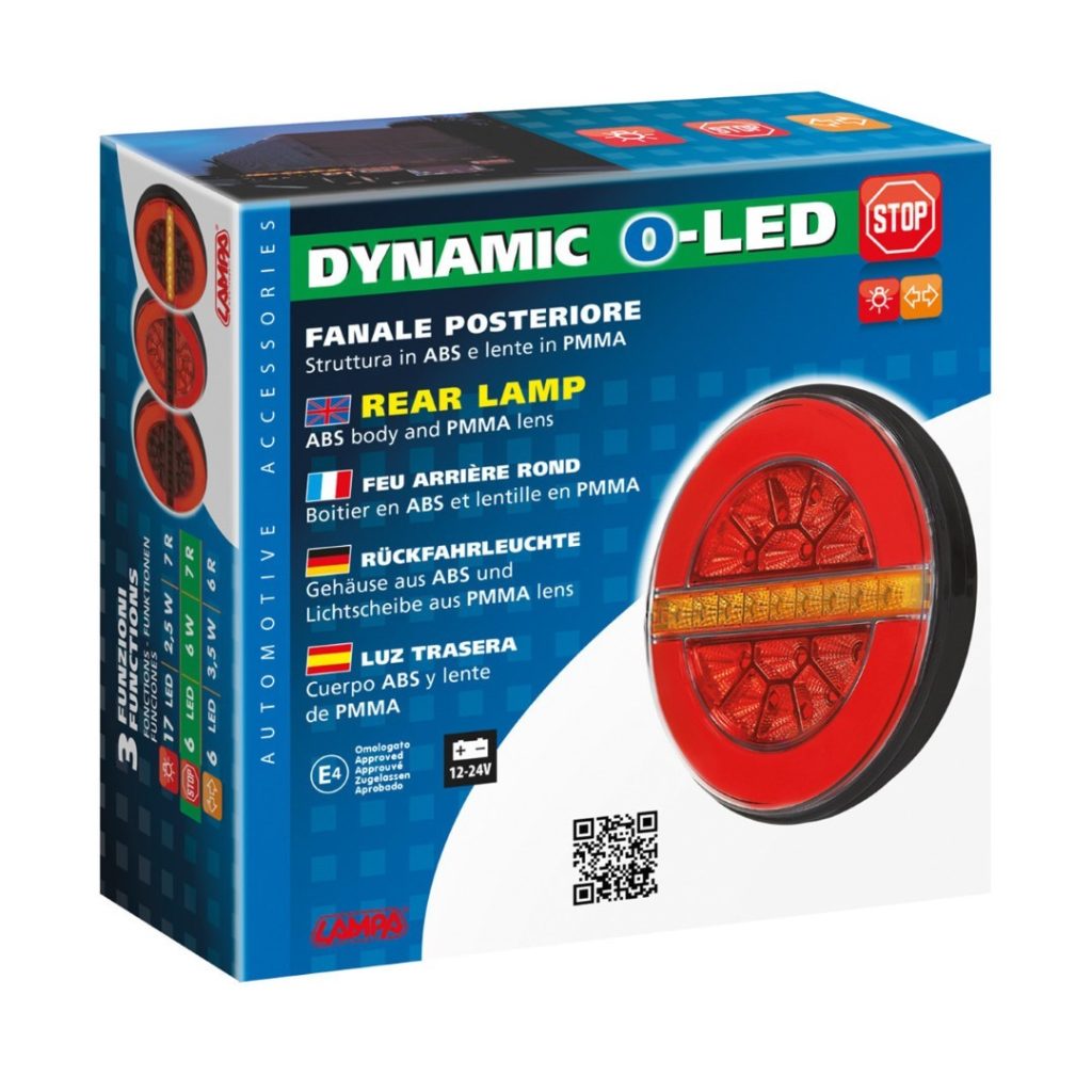 Εικόνα 4 από 4 — ΦΩΣ ΠΙΣΩ ΑΡΙΣΤΕΡΟ 12/24V DYNAMIC-O 140 mm ΜΕ 29 LED 3 ΧΡΗΣΕΙΣ ΘΕΣΕΩΣ/ΦΛΑΣ/STOP (ΚΟΚΚΙΝΟ/ΠΟΡΤΟΚΑΛΙ) – 1 ΤΕΜ.