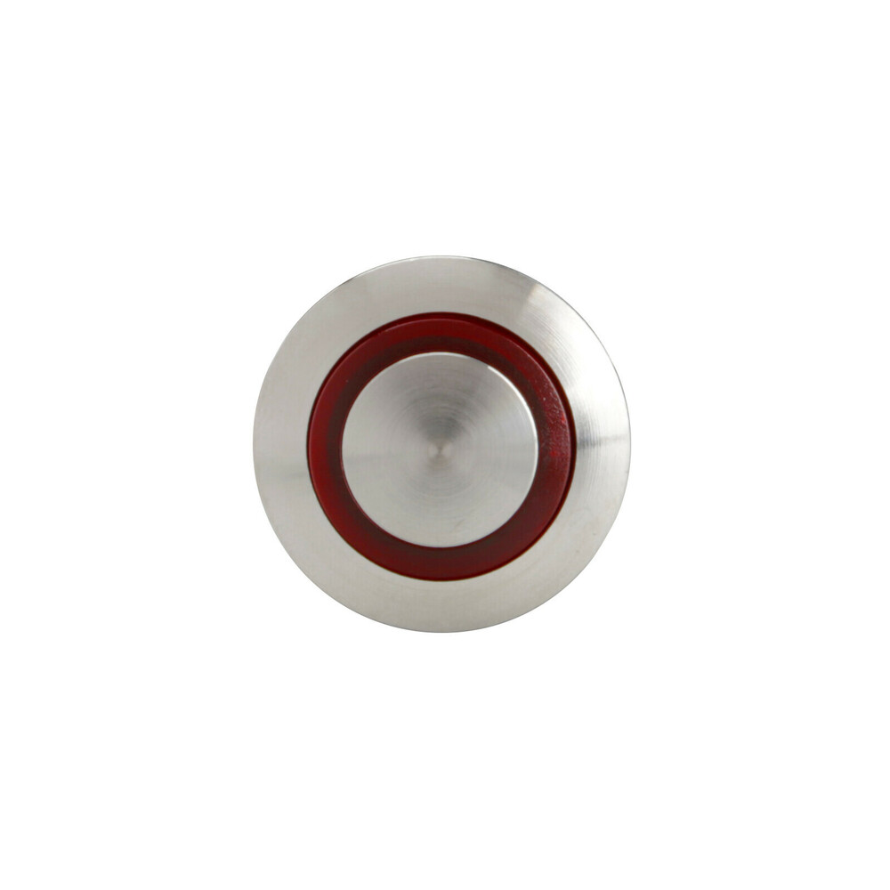 Εικόνα 3 από 6 — ΔΙΑΚΟΠΤΗΣ ΜΠΟΥΤΟΝ (BUTTON) 12/24V 5Amax 5PIN IP65 ON/OFF ME LED ΚΟΚΚΙΝΟ ΑΝΟΞΕΙΔΩΤΟ ΑΤΣΑΛΙ​ LAMPA – 1 TEM.