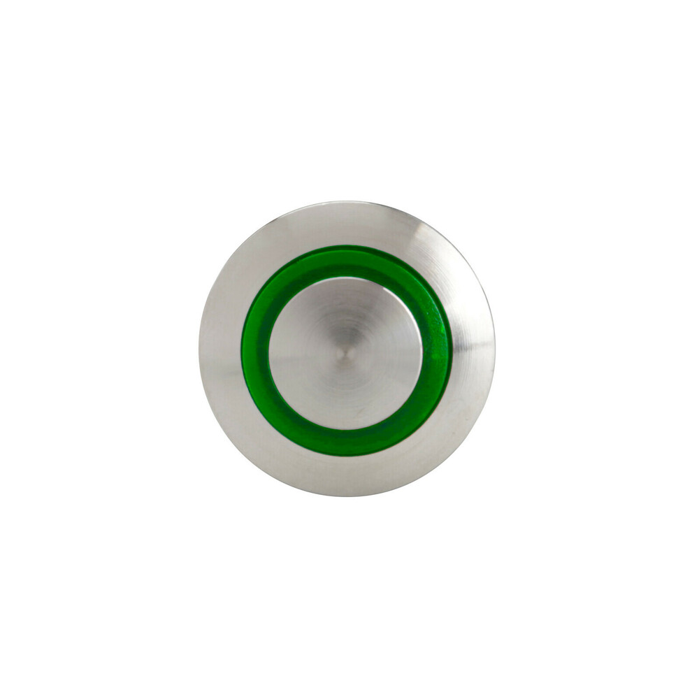 Εικόνα 3 από 6 — ΔΙΑΚΟΠΤΗΣ ΜΠΟΥΤΟΝ (BUTTON) 12/24V 5Amax 5PIN IP65 ON/OFF ME LED ΠΡΑΣΙΝΟ ΑΝΟΞΕΙΔΩΤΟ ΑΤΣΑΛΙ LAMPA – 1 TEM.