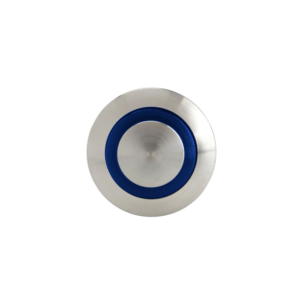 Εικόνα 3 από 6 — ΔΙΑΚΟΠΤΗΣ ΜΠΟΥΤΟΝ (BUTTON) 12/24V 5Amax 5PIN IP65 ON/OFF ME LED ΜΠΛΕ ΑΝΟΞΕΙΔΩΤΟ ΑΤΣΑΛΙ LAMPA – 1 TEM.