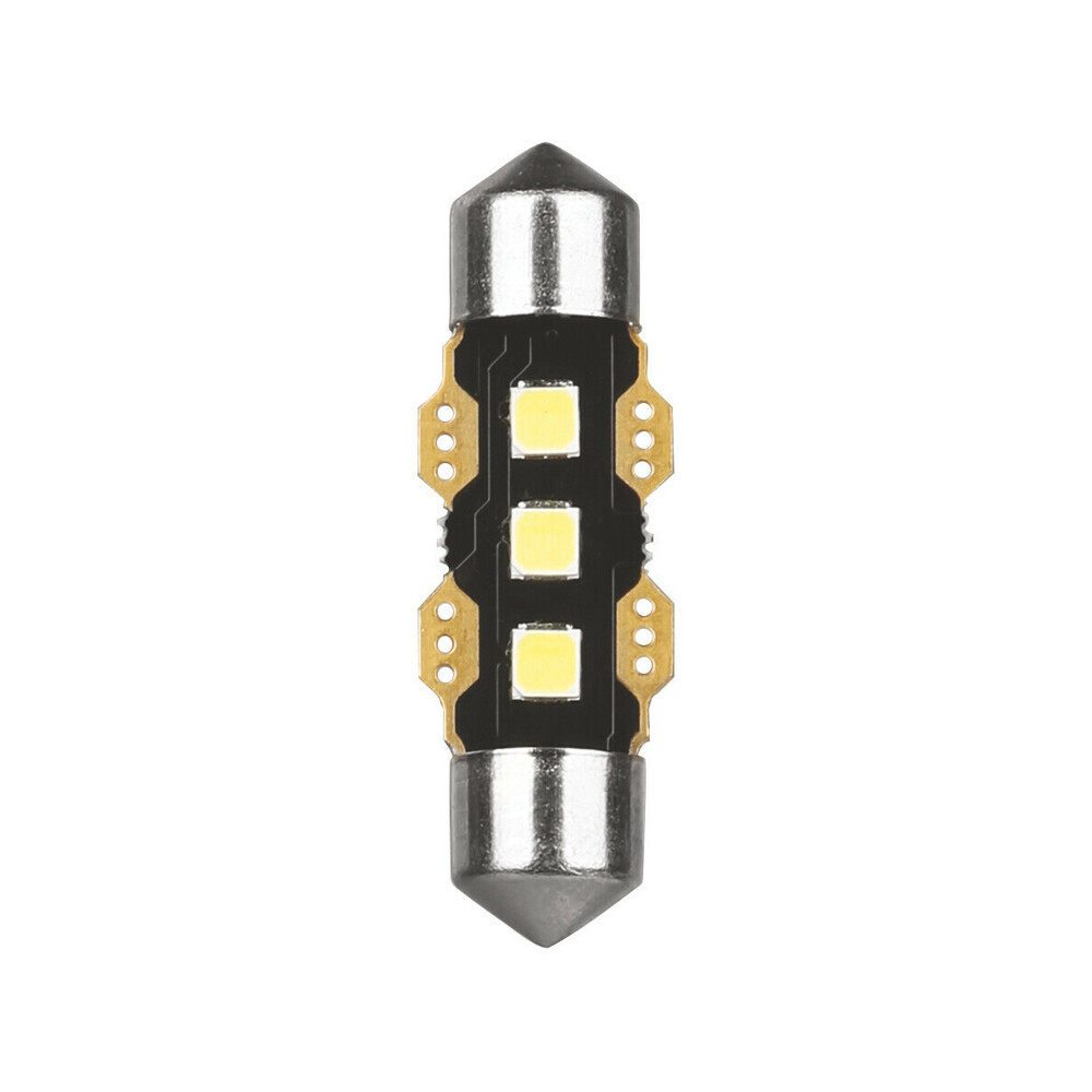 Εικόνα 1 από 3 — ΛΑΜΠΑΚΙΑ ΠΛΑΦΟΝΙΕΡΑΣ 12V 11x36mm 130/110lm 6.500K ΔΙΠΛΗΣ ΠΟΛΙΚΟΤΗΤΑΣ LED ULTRA-LUMEN SERIES 1ΤΕΜ.