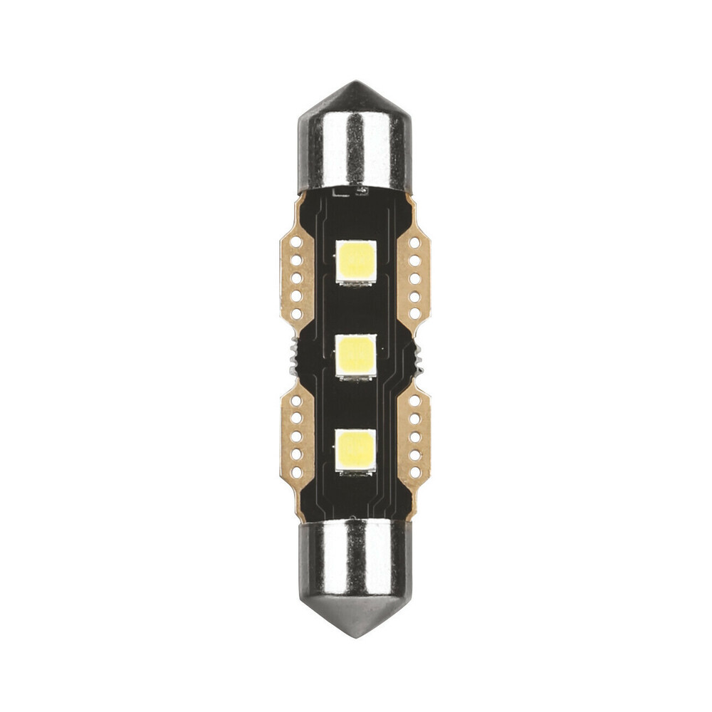 Εικόνα 1 από 3 — ΛΑΜΠΑΚΙΑ ΠΛΑΦΟΝΙΕΡΑΣ 12V 11x41mm 150/130lm 6.500K ΔΙΠΛΗΣ ΠΟΛΙΚΟΤΗΤΑΣ LED ULTRA-LUMEN SERIES 1ΤΕΜ.