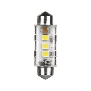 ΛΑΜΠΑΚΙΑ ΠΛΑΦΟΝΙΕΡΑΣ 12/24V 12x36mm 240/220lm 6.500K ΔΙΠΛΗΣ ΠΟΛ/ΤΑΣ LED CAN-BUS PRO-USER SERIES 1ΤΕΜ