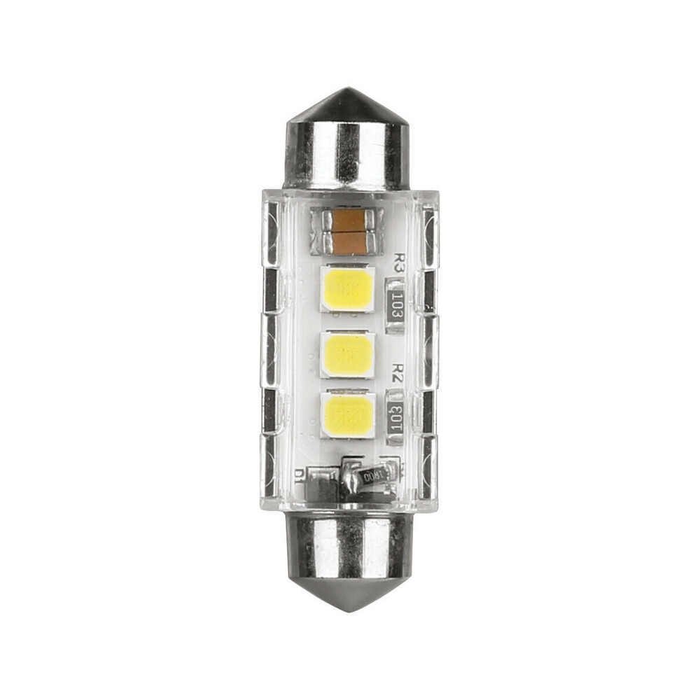 Εικόνα 1 από 3 — ΛΑΜΠΑΚΙΑ ΠΛΑΦΟΝΙΕΡΑΣ 12/24V 12x36mm 240/220lm 6.500K ΔΙΠΛΗΣ ΠΟΛ/ΤΑΣ LED CAN-BUS PRO-USER SERIES 1ΤΕΜ