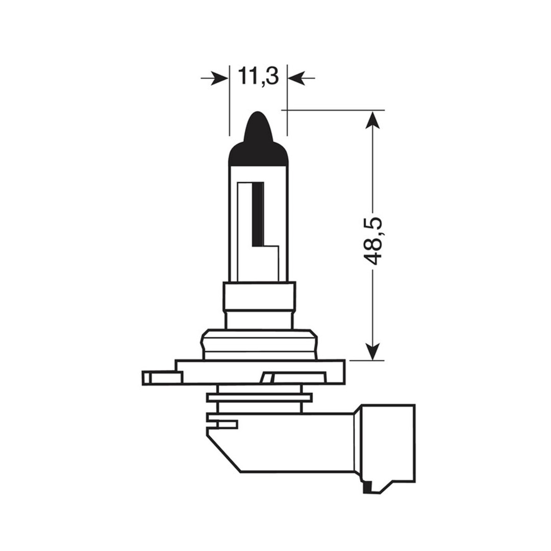 Εικόνα 2 από 3 — HIR2 12V 65W PX22d STANDARD LINE ΑΛΟΓΟΝΟΥ BLISTER 1ΤΕΜ.