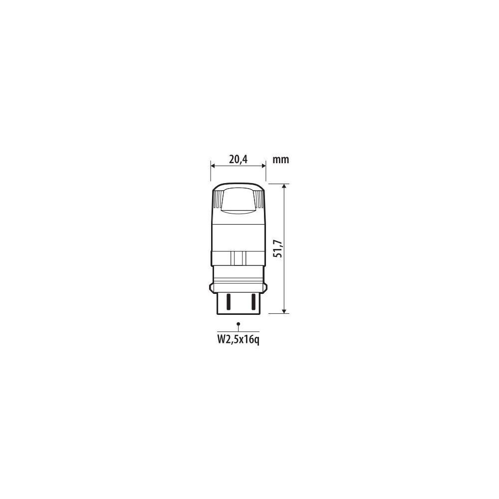 Εικόνα 2 από 3 — P27/7W 12V W2,5x16q 570/120lm+290/80lm ΠΟΡΤΟΚΑΛΙ ΦΩΣ LED CAN-BUS ULTRA-LUMEN SERIES 2ΤΕΜ.