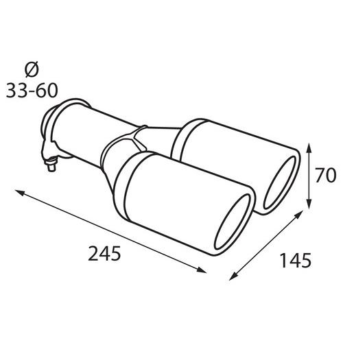 Εικόνα 2 από 4 — ΑΚΡΟ ΕΞΑΤΜΙΣΗΣ TS-43 Φ 33-60mm – ΔΙΠΛΗ ΑΠΟΛΗΞΗ