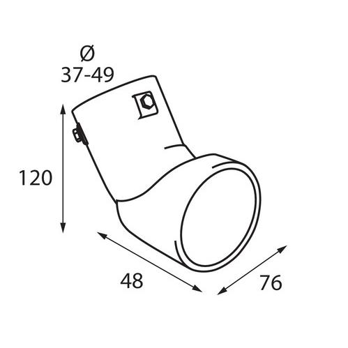 Εικόνα 3 από 5 — ΑΚΡΟ ΕΞΑΤΜΙΣΗΣ TS-60 37-49mm – ΛΟΞΟ 70 ΜΟΙΡΕΣ