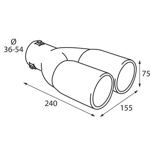 Εικόνα 2 από 4 — ΑΚΡΟ ΕΞΑΤΜΙΣΗΣ TS-23 Φ 36-54mm – ΔΙΠΛΗ ΑΠΟΛΗΞΗ