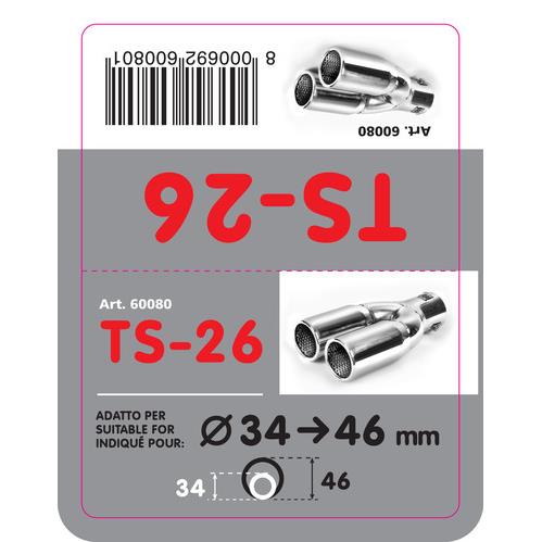 Εικόνα 4 από 4 — ΑΚΡΟ ΕΞΑΤΜΙΣΗΣ TS-26 Φ 34-46mm – ΔΙΠΛΗ ΑΠΟΛΗΞΗ