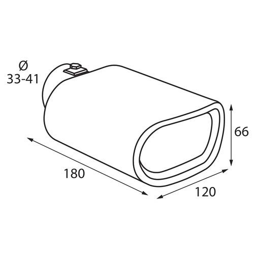 Εικόνα 3 από 4 — ΑΚΡΟ ΕΞΑΤΜΙΣΗΣ TS-27 Φ 33-41mm – ΟΒΑΛ
