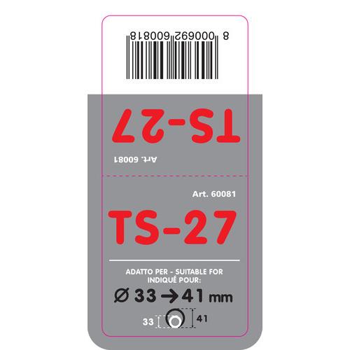 Εικόνα 4 από 4 — ΑΚΡΟ ΕΞΑΤΜΙΣΗΣ TS-27 Φ 33-41mm – ΟΒΑΛ