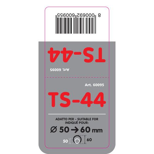 Εικόνα 3 από 4 — ΑΚΡΟ ΕΞΑΤΜΙΣΗΣ TS-44 Φ 50-60mm – ΣΤΡΟΓΓΥΛΟ ΛΟΞΟ
