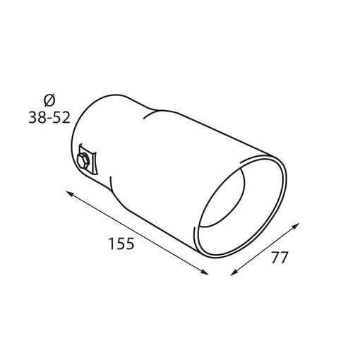 Εικόνα 2 από 4 — ΑΚΡΟ ΕΞΑΤΜΙΣΗΣ TS-49 Φ 38-52mm