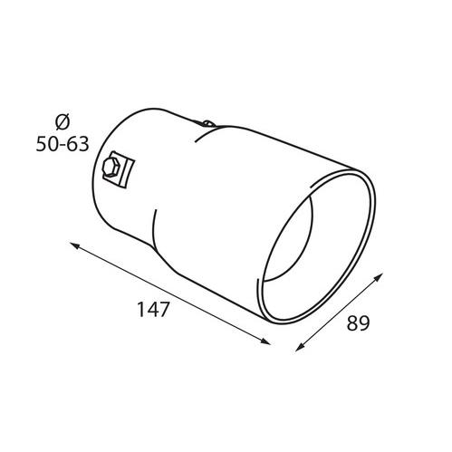 Εικόνα 2 από 4 — ΑΚΡΟ ΕΞΑΤΜΙΣΗΣ TS-50 Φ 50-63mm