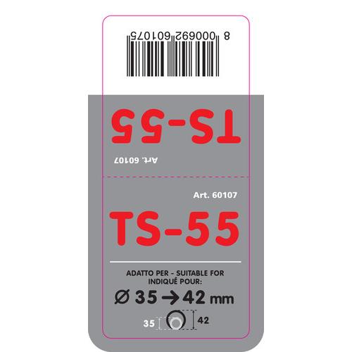 Εικόνα 3 από 4 — ΑΚΡΟ ΕΞΑΤΜΙΣΗΣ TS-55 Φ 35-42mm – ΛΟΞΟ ΟΒΑΛ