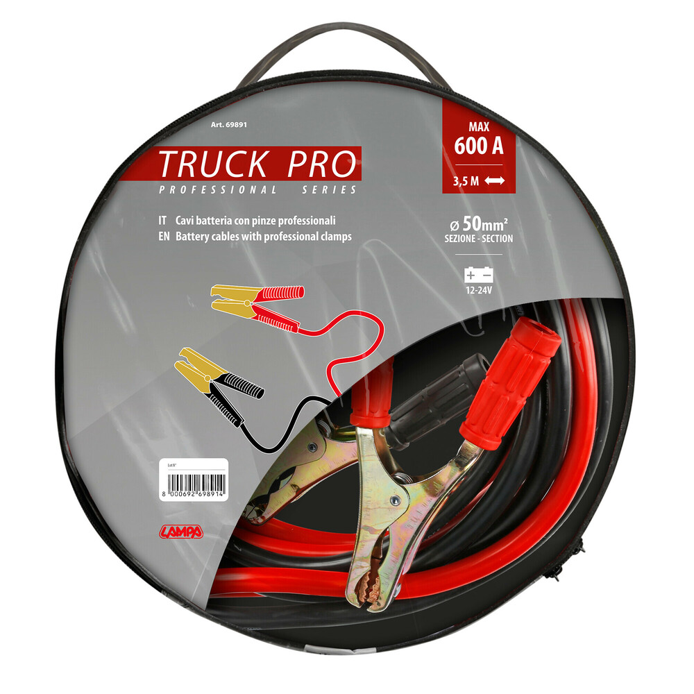 Εικόνα 4 από 4 — ΡΕΥΜΑΤΟΔΟΤΕΣ PROFESSIONAL SERIES TRUCK PRO 600A 350cm LAMPA – 1 ΤΕΜ.