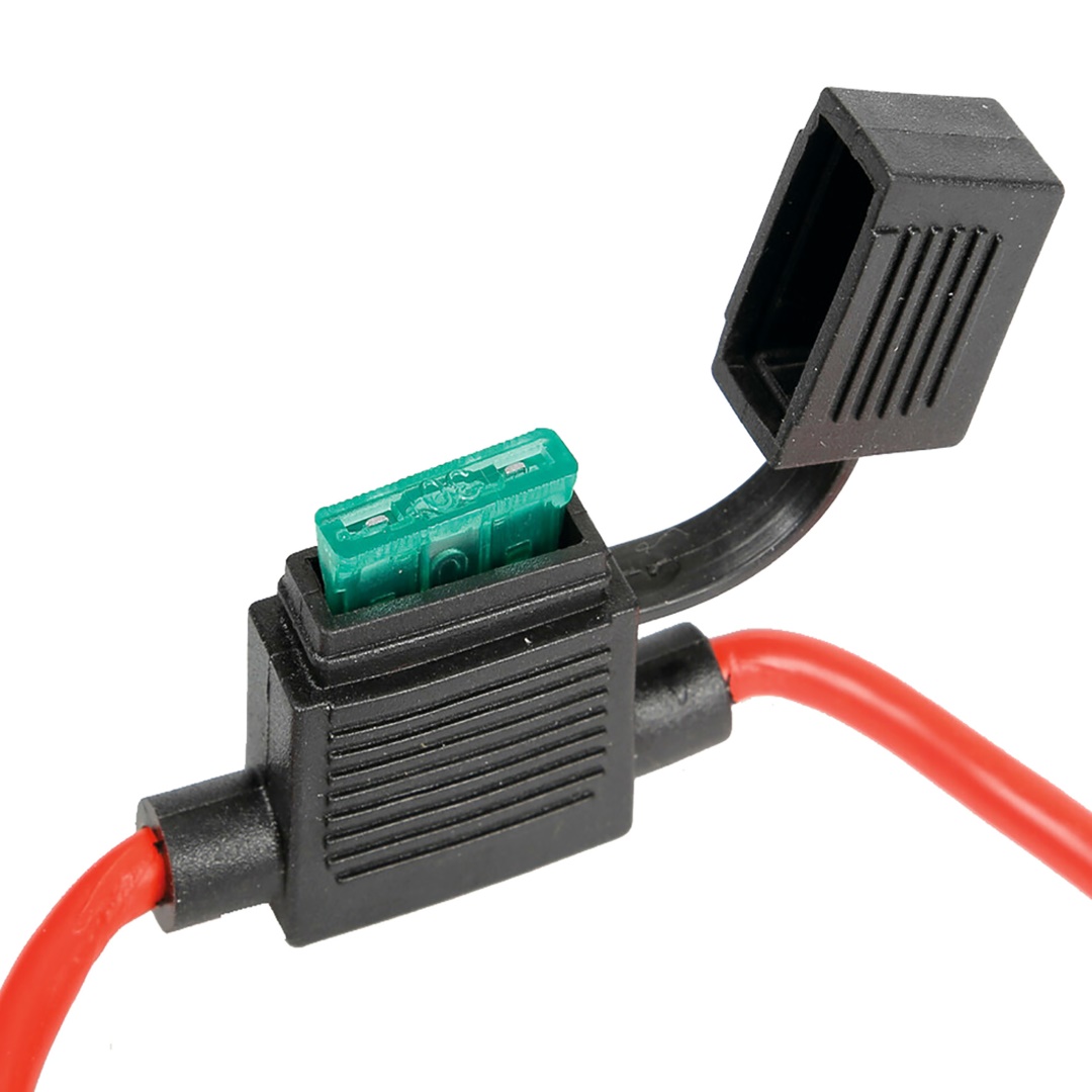 Εικόνα 3 από 5 — ΡΕΥΜΑΤΟΔΟΤΕΣ POLE EXTENSIONS 12/24V 180cm ΜΕ ΑΚΡΟΔΕΚΤΕΣ 9,5mm ΓΙΑ ΠΟΛΟΥΣ ΜΠΑΤΑΡΙΑΣ ΚΑΙ ΑΣΦΑΛΕΙΑ 30A