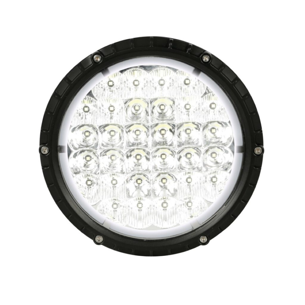 Εικόνα 5 από 8 — ΠΡΟΒΟΛΕΑΣ BEXTAR 10-30V 62 LED 73W 6.500Κ 6080lm ΚΑΡΦΙ ΜΕ NEON ΘΕΣΕΩΣ ΣΤΡΟΓΓΥΛΟΣ (195x205x65 mm) -1ΤΕΜ.