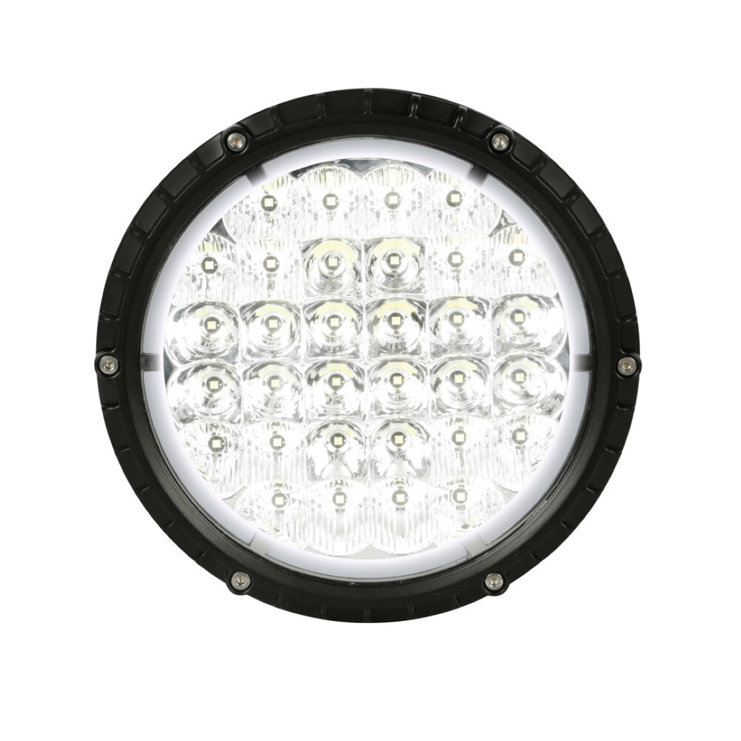 Εικόνα 5 από 8 — ΠΡΟΒΟΛΕΑΣ BEXTAR 10-30V 62 LED 73W 6.500Κ 6080lm ΚΑΡΦΙ ΜΕ NEON ΘΕΣΕΩΣ ΣΤΡΟΓΓΥΛΟΣ (195x205x65 mm) -1ΤΕΜ.