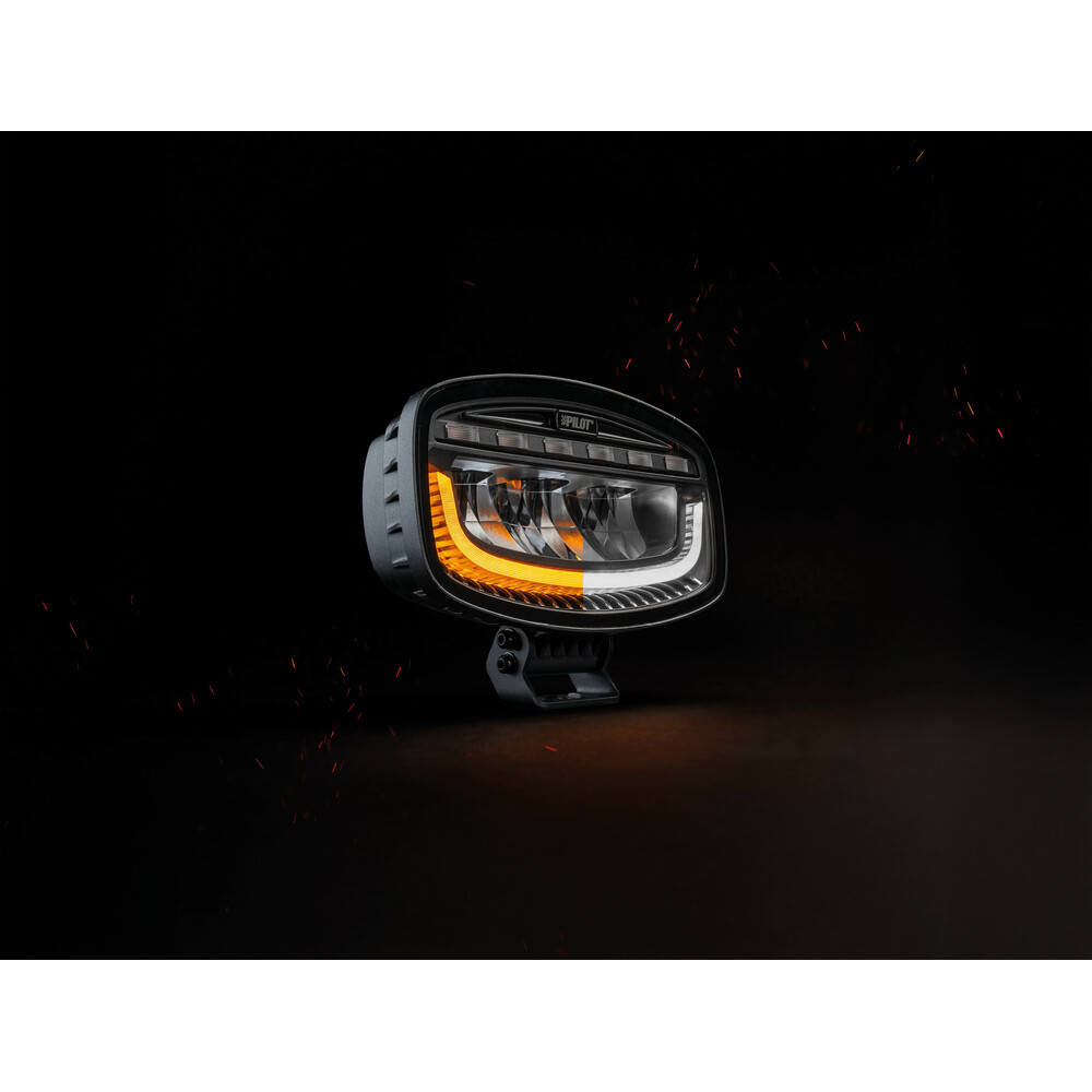 Εικόνα 7 από 9 — ΠΡΟΒΟΛΕΑΣ ΜΕ ΠΟΡΤΟΚΑΛΙ LED ΦΛΑΣ GLARE OVAL-PRO DEMON LINE 10>30V 51 LED 60W 3500lm 247x175x93mm LAMPA – 1 ΤΕΜ.
