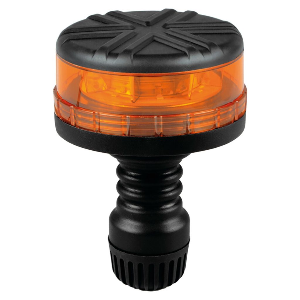 Εικόνα 1 από 6 — ΦΑΡΟΣ ΠΕΡΙΣΤΡΕΦΟΜΕΝΟΣ 8LED RL-15 9-32V 3 ΛΕΙΤΟΥΡΓΙΩΝ ΒΙΔΩΤΟΣ ΕΛΑΣΤΙΚΟΣ ΠΟΡΤΟΚΑΛΙ 145x105mm