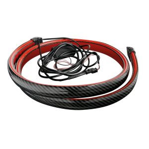 ΤΑΙΝΙΑ ΣΙΛΙΚΟΝΗΣ LED ΚΟΚΚΙΝΟ ΦΩΣ CARBON-LOOK ΠΟΡΤ ΜΠΑΓΚΑΖ SPOILER LED LIGHT 12V IP67 25χ10mm 120cm LAMPA - 1 Τεμ.