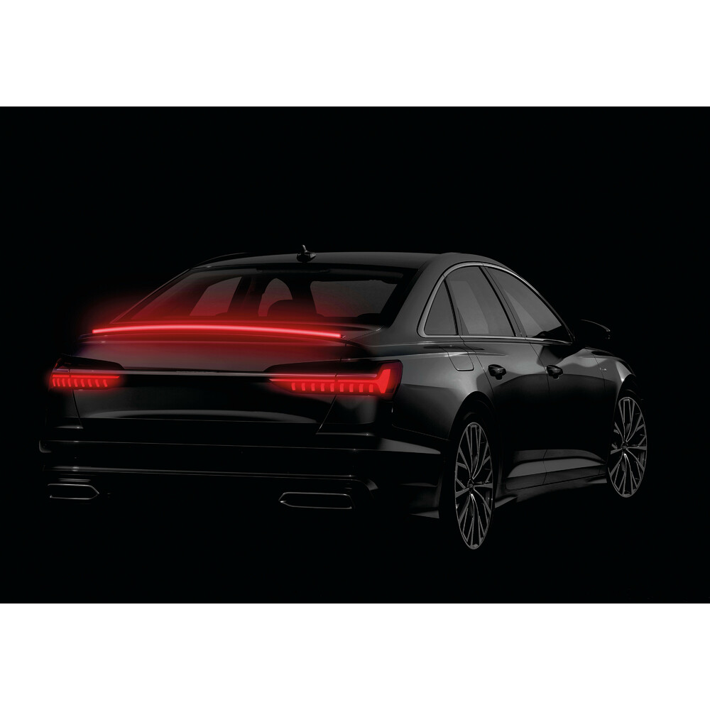Εικόνα 4 από 6 — ΤΑΙΝΙΑ ΣΙΛΙΚΟΝΗΣ LED ΚΟΚΚΙΝΟ ΦΩΣ CARBON-LOOK ΠΟΡΤ ΜΠΑΓΚΑΖ  SPOILER LED LIGHT 12V IP67 25χ10mm 120cm LAMPA –  1 Τεμ.
