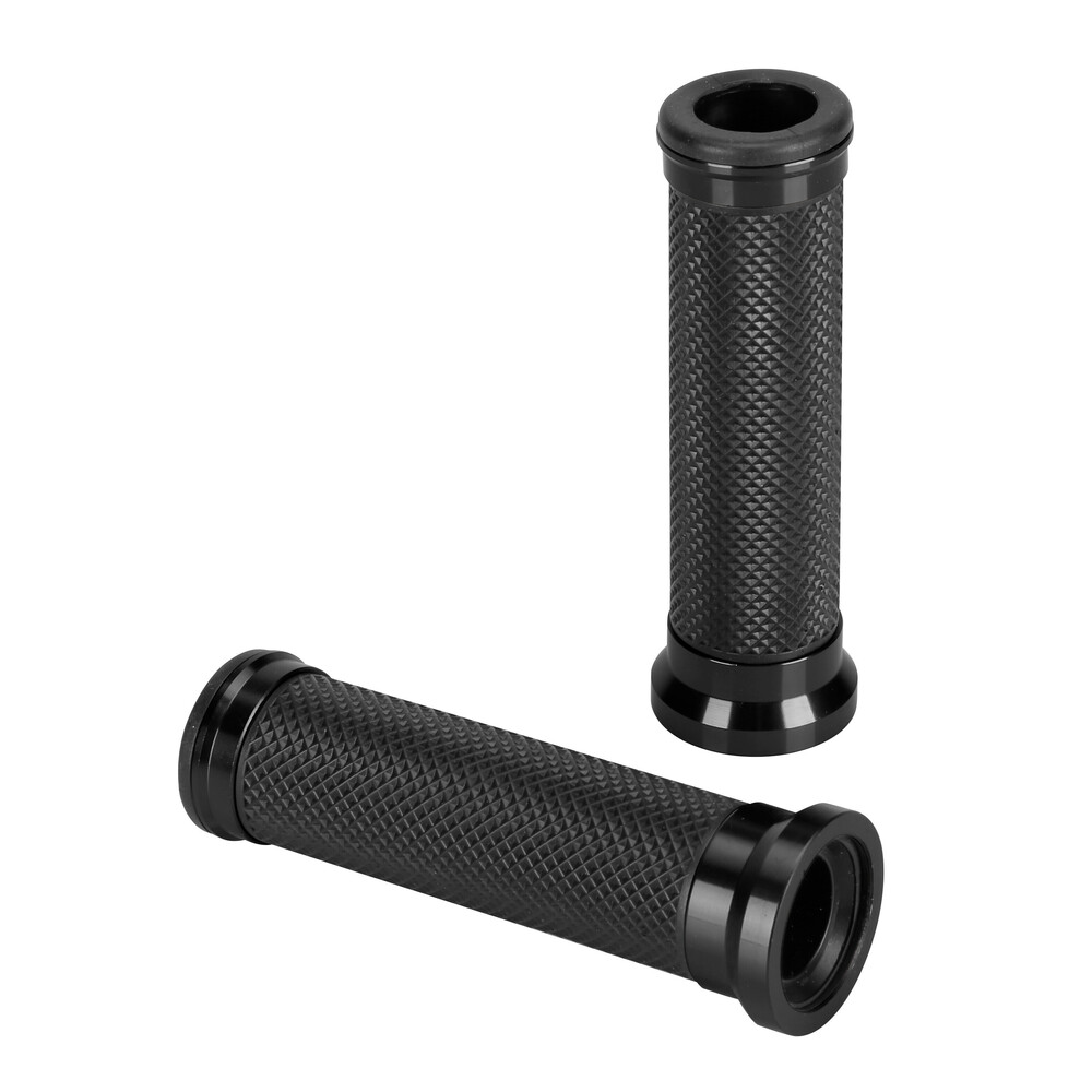 Εικόνα 1 από 3 — ΧΕΡΟΥΛΙΑ MOTO ALU GRIP  ΜΑΥΡΟ ΧΡΩΜΑ 22mm+25mm 12cm LAMPA – 2 τεμ.