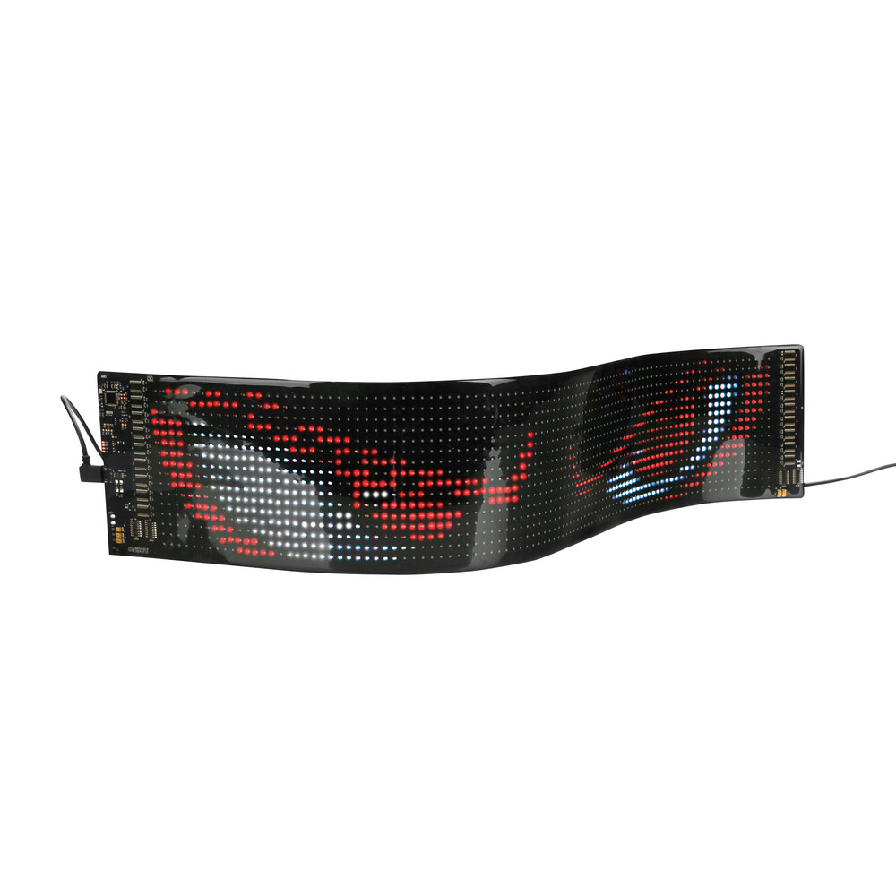 Εικόνα 4 από 6 — ΠΑΝΕΛ ΕΥΚΑΜΠΤΟ SMART LED PANEL 512 LED 70x173mm RGB ΜΕ ΚΑΛΩΔΙΟ 450cm ΓΙΑ USB & REMOTE CONTROL LAMPA – 1 ΤΕΜ.