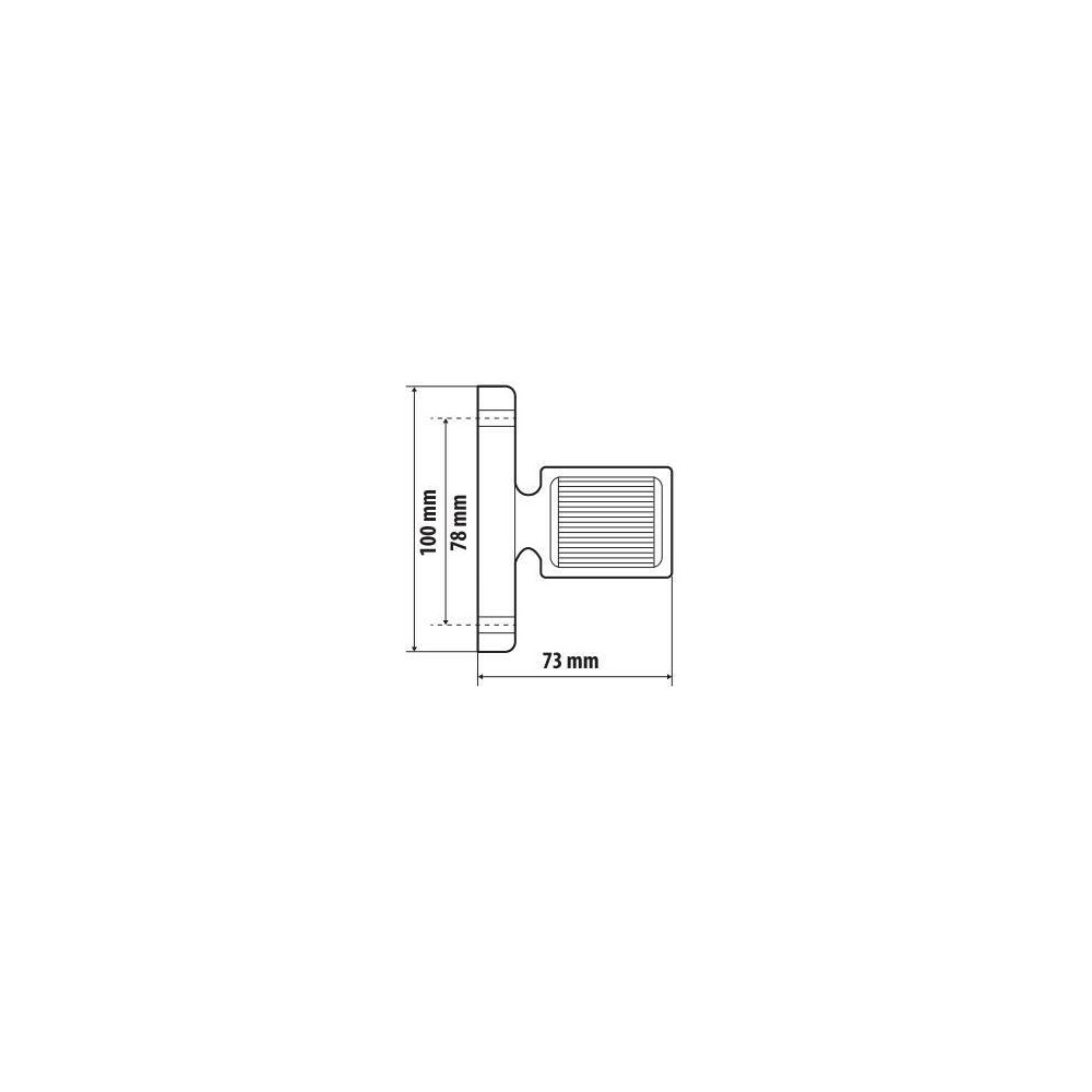 Εικόνα 4 από 5 — Lampa – Πλευρικός Φανός Όγκου LED Alpha Flex 7 Εύκαμπτος Δεξιός (Εμπρός/Πλάι/Πίσω) για Φορτηγά & Ρυμουλκούμενα 12-24V – 1 τεμ. (L9699.3)