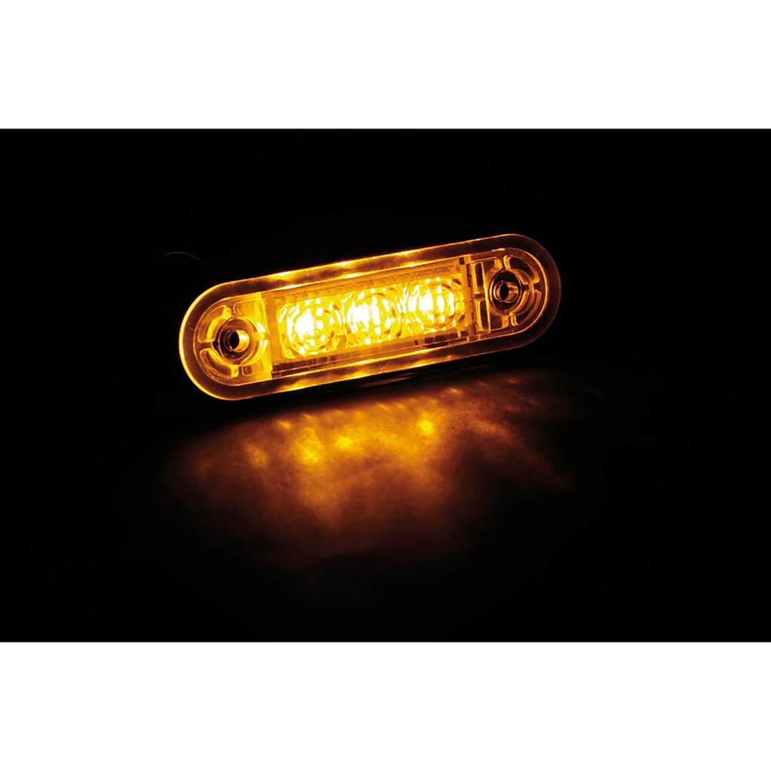 Εικόνα 2 από 6 — ΦΩΣ ΟΓΚΟΥ ΦΟΡΤΗΓΟΥ 24V 3 LED 80x22mm ΠΟΡΤΟΚΑΛΙ – 1 ΤΕΜ.