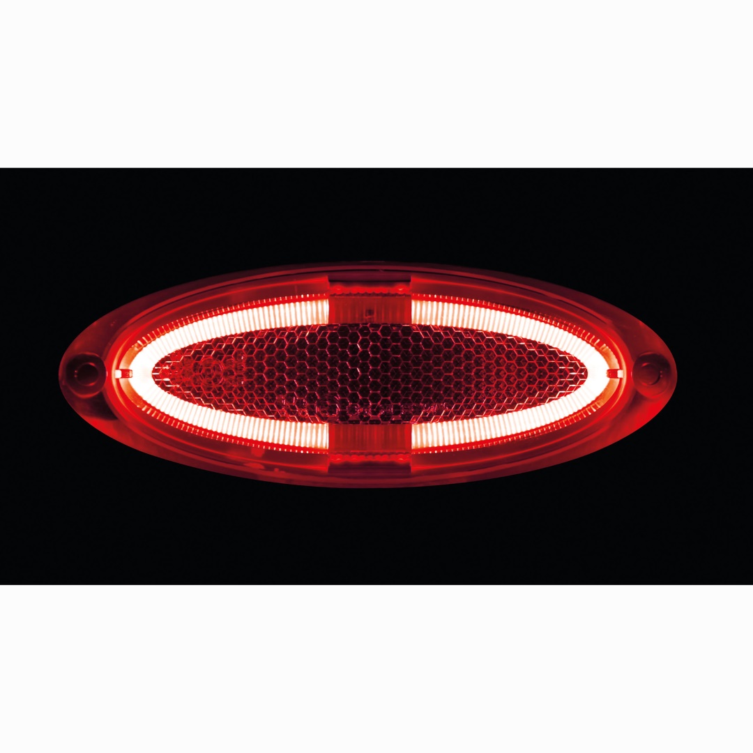 Εικόνα 2 από 5 — ΦΩΣ ΟΓΚΟΥ 4LED ΚΟΚΚΙΝΟ SMD 12/24V 124mm 1ΤΕΜ.