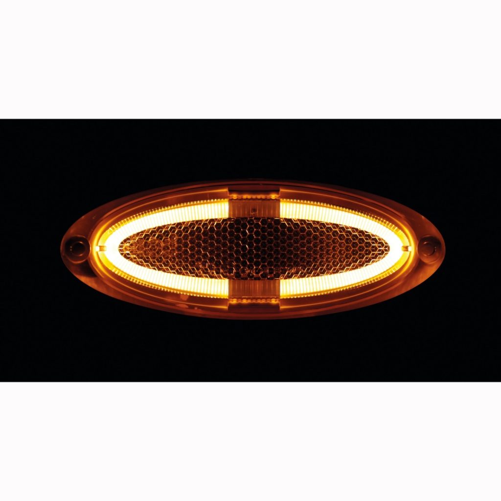 Εικόνα 2 από 5 — ΦΩΣ ΟΓΚΟΥ 4LED ΠΟΡΤΟΚΑΛΙ ΧΡΩΜΑΤΟΣ SMD 12/24V 124 mm -1ΤΕΜ.