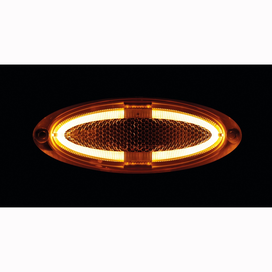 Εικόνα 2 από 5 — ΦΩΣ ΟΓΚΟΥ 4LED ΠΟΡΤΟΚΑΛΙ ΧΡΩΜΑΤΟΣ SMD 12/24V 124 mm -1ΤΕΜ.