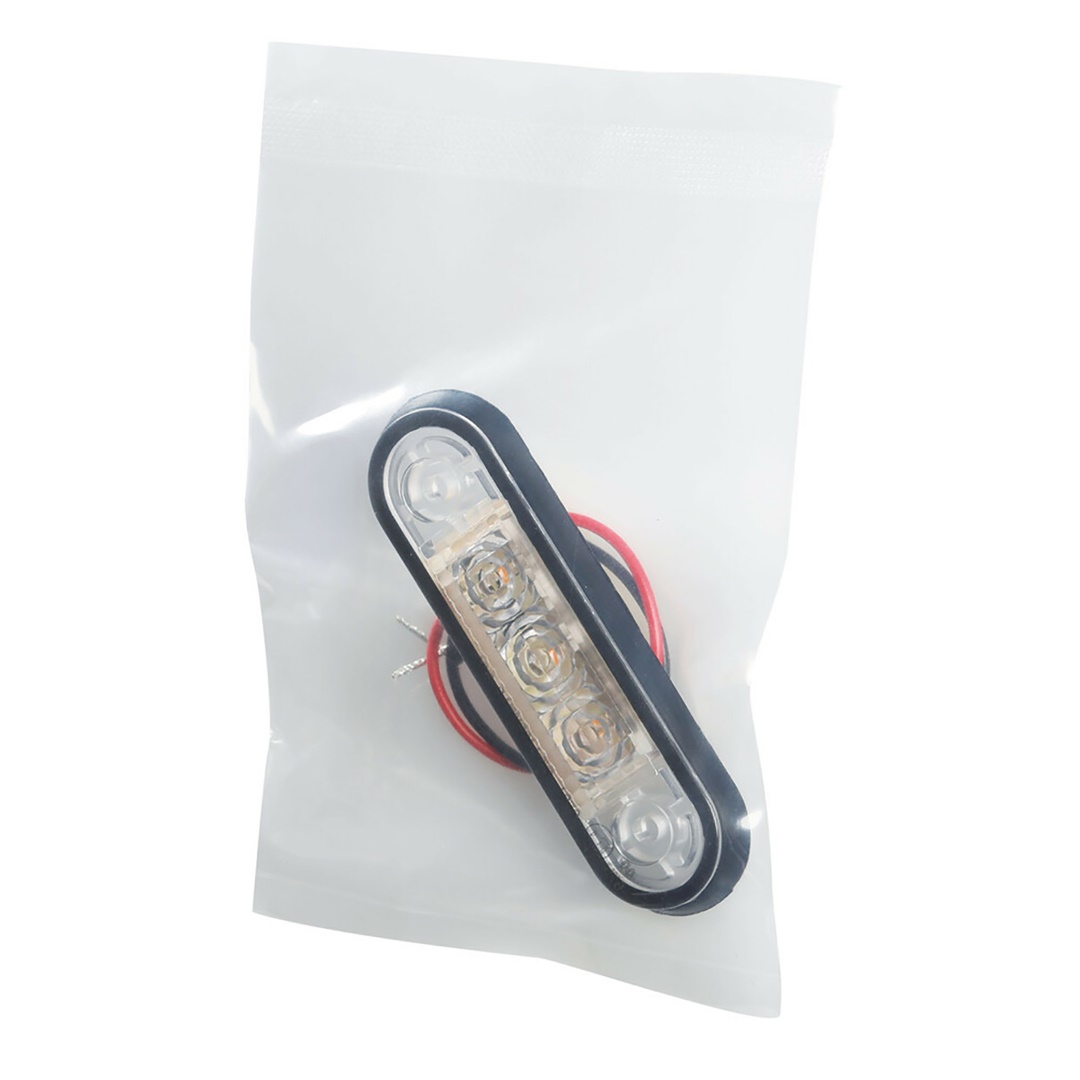Εικόνα 5 από 6 — ΦΩΣ ΟΓΚΟΥ 3LED ΛΕΥΚΟ SMD 12/24V 85mm LAMPA – 20ΤΕΜ.