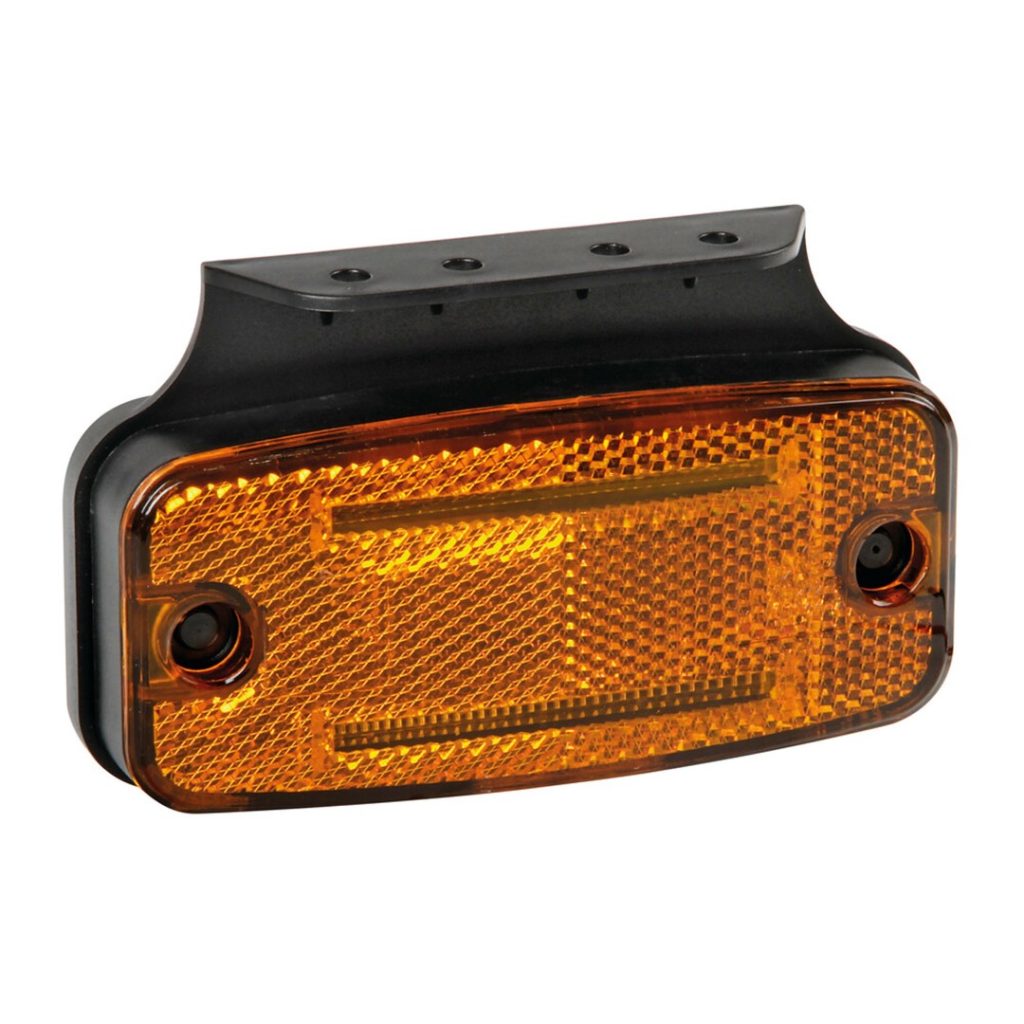 Εικόνα 1 από 3 — ΦΩΣ ΟΓΚΟΥ S18 2 LED ΠΟΡΤΟΚΑΛΙ 10/30V ΜΕ ΑΝΑΚΛΑΣΤΗΡΑ (114×54 mm) -1ΤΕΜ.