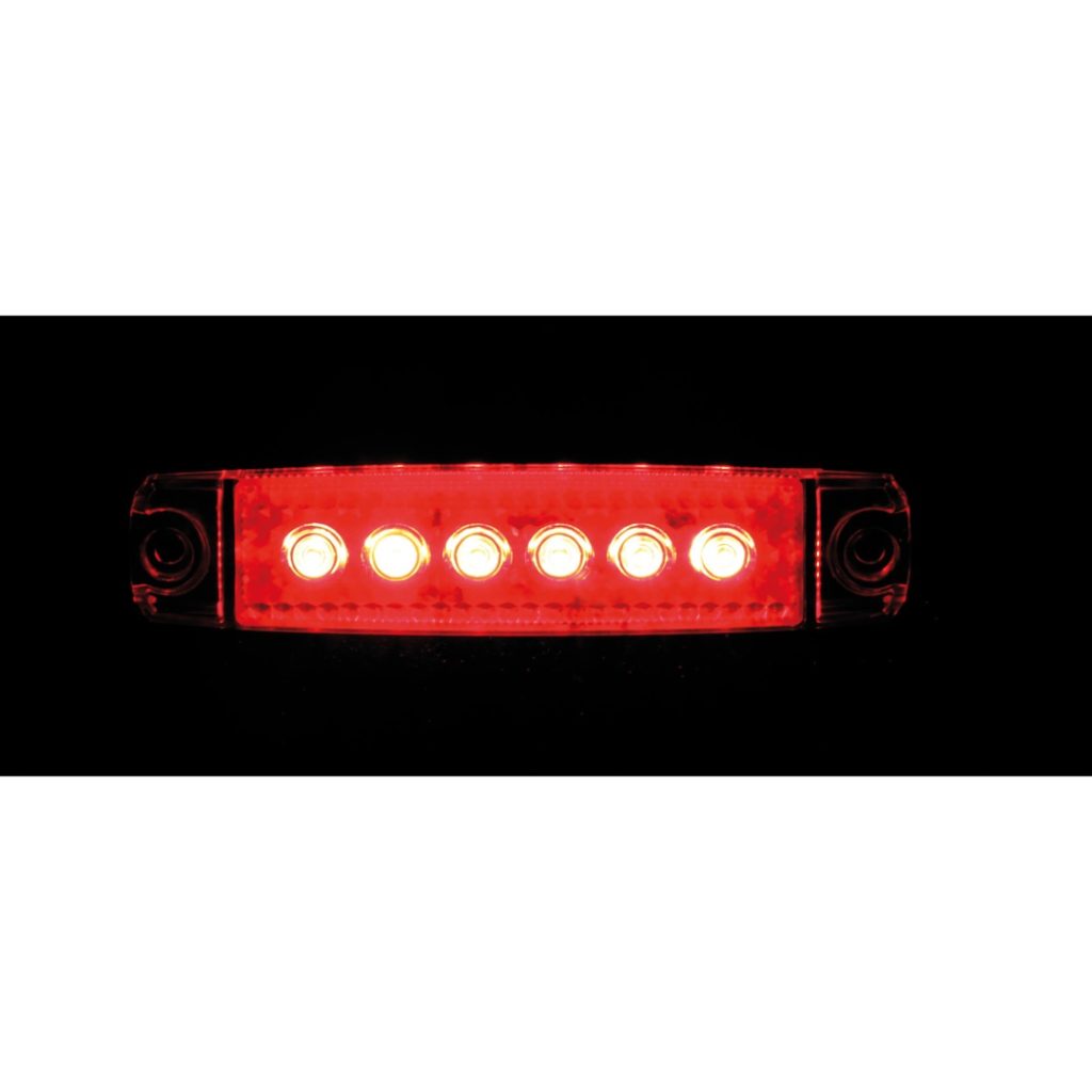 Εικόνα 2 από 4 — ΦΩΣ ΟΓΚΟΥ 6LED ΚΟΚΚΙΝΟ SMD 12/24V 96mm 20ΤΕΜ.