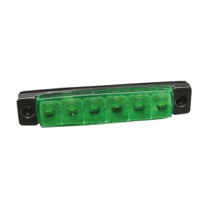 ΦΩΣ ΟΓΚΟΥ 9>32V 6 LED ΠΡΑΣΙΝΟ ΧΡΩΜΑ 95,6x19,8mm ΜΕ ΕΓΚΡΙΣΗ ΤΥΠΟΥ E148 LAMPA - 1 Τεμ.