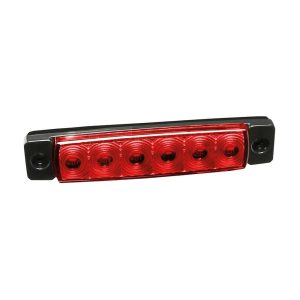 ΦΩΣ ΟΓΚΟΥ 9>32V 6 LED ΚΟΚΚΙΝΟ ΧΡΩΜΑ 95,6x19,8mm ΜΕ ΕΓΚΡΙΣΗ ΤΥΠΟΥ E148 LAMPA - 20 Τεμ.
