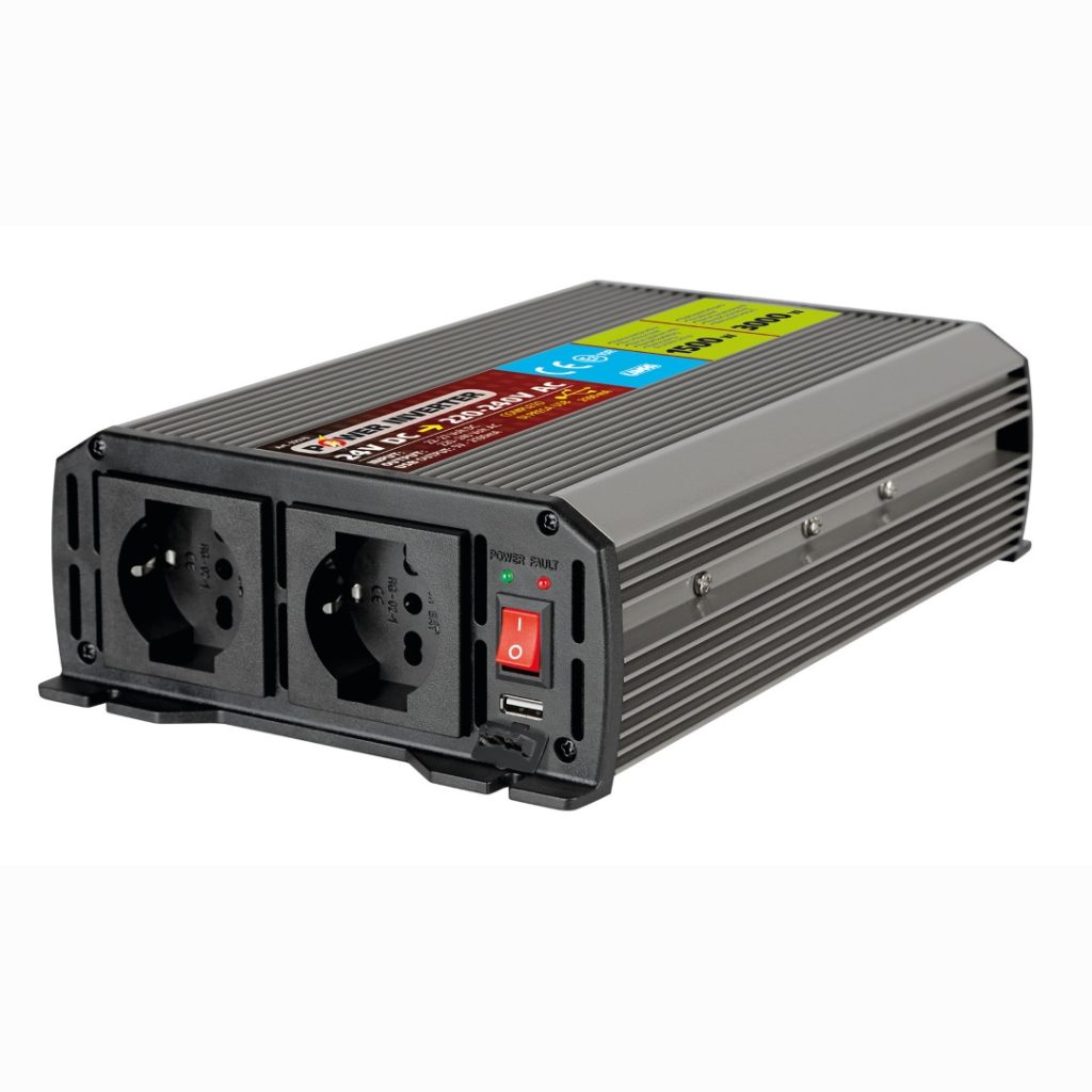 Εικόνα 1 από 4 — INVERTER 24V/220-240W max1500-peak3000W