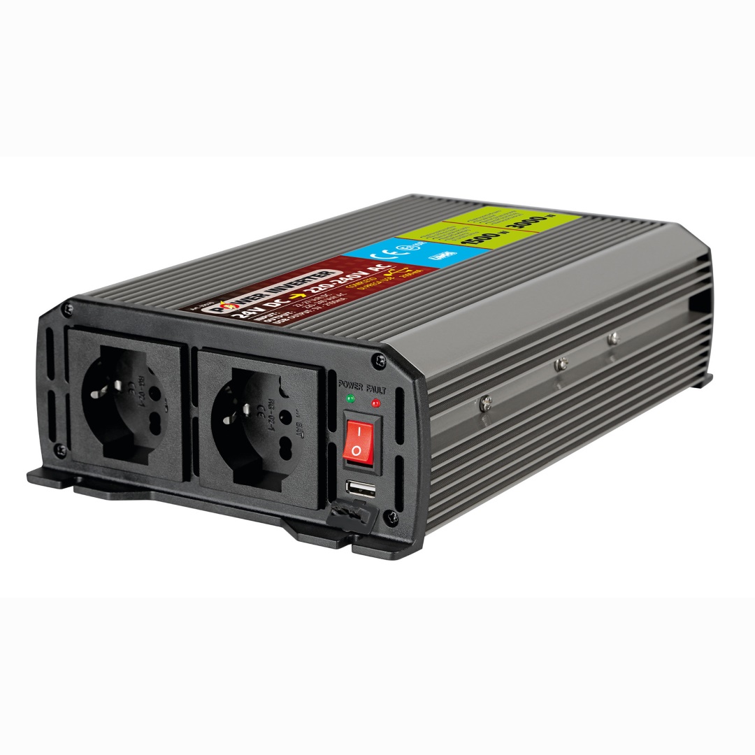 Εικόνα 1 από 4 — INVERTER 24V/220-240W max1500-peak3000W