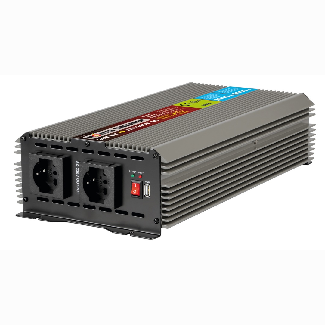 Εικόνα 1 από 3 — INVERTER 24V/220-240W max3000-peak6000W